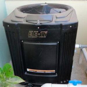 x Bomba de calor, para calentar el cuerpo de la piscina